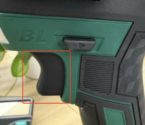 the trigger of the wrench