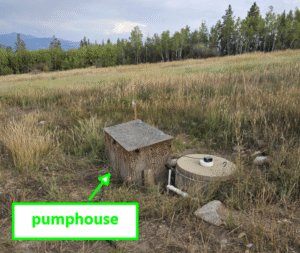 near view of pump house