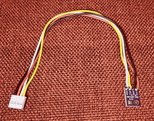 Grove cable wired to sensor board