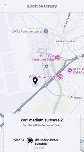 map showing Porto airport in Portugal